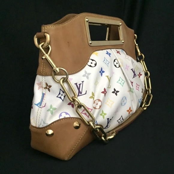 Limited edition!! Louis Vuitton Judy MM Monogram Multicolor - Picture 3 of 17